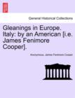 Image for Gleanings in Europe. Italy : By an American [I.E. James Fenimore Cooper].