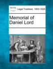 Image for Memorial of Daniel Lord