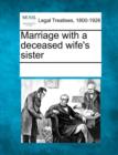 Image for Marriage with a Deceased Wife&#39;s Sister