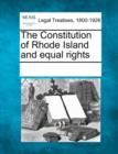 Image for The Constitution of Rhode Island and Equal Rights