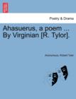 Image for Ahasuerus, a Poem ... by Virginian [r. Tylor].