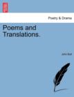 Image for Poems and Translations.