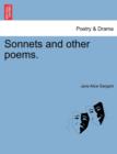 Image for Sonnets and Other Poems.