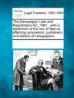 Image for The Newspaper Libel and Registration ACT, 1881