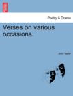 Image for Verses on Various Occasions.
