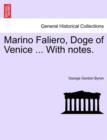 Image for Marino Faliero, Doge of Venice ... with Notes.