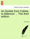 Image for An Epistle from Calista to Altamont ... the Third Edition.