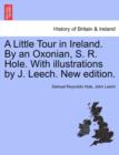 Image for A Little Tour in Ireland. by an Oxonian, S. R. Hole. with Illustrations by J. Leech. New Edition.