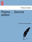 Image for Poems ... Second Edition.