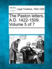 Image for The Paston Letters, A.D. 1422-1509. Volume 5 of 7