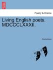Image for Living English Poets. MDCCCLXXXII.