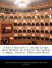 Image for A Brief History of Italian Opera