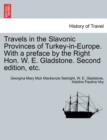 Image for Travels in the Slavonic Provinces of Turkey-In-Europe. with a Preface by the Right Hon. W. E. Gladstone. Vol. II. Second Edition, Etc.