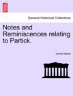 Image for Notes and Reminiscences Relating to Partick.