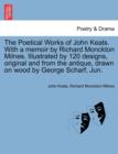 Image for The Poetical Works of John Keats. with a Memoir by Richard Monckton Milnes. Illustrated by 120 Designs, Original and from the Antique, Drawn on Wood by George Scharf, Jun.