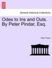 Image for Odes to Ins and Outs. by Peter Pindar, Esq.