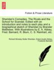 Image for Sheridan&#39;s Comedies. the Rivals and the School for Scandal. Edited with an Introduction and Notes to Each Play and a Biographical Sketch of Sheridan by Brander Matthews. with Illustrations by E. A. Ab