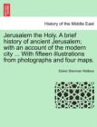 Image for Jerusalem the Holy. a Brief History of Ancient Jerusalem; With an Account of the Modern City ... with Fifteen Illustrations from Photographs and Four Maps.