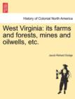 Image for West Virginia : Its Farms and Forests, Mines and Oilwells, Etc.