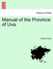 Image for Manual of the Province of Uva.