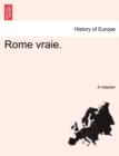 Image for Rome vraie.