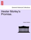 Image for Hester Morley&#39;s Promise.