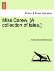 Image for Miss Carew. [A Collection of Tales.]
