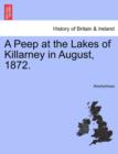 Image for A Peep at the Lakes of Killarney in August, 1872.