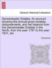 Image for Derwentwater Estates. an Account Showing the Annual Gross Receipts, Disbursements, and Net Balance from the Derwentwater Estates in the North, from the Year 1787 to the Year 1831, Etc.