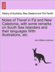 Image for Notes of Travel in Fiji and New Caledonia, with Some Remarks on South Sea Islanders and Their Languages with Illustrations, Etc.