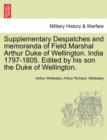 Image for Supplementary Despatches, Correspondenc and Memoranda of Field Marshal