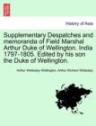Image for Supplementary Despatches, Correspondenc and Memoranda of Field Marshal : Arthur Duke of Wellington, K.G., Volume 2