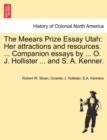 Image for The Meears Prize Essay Utah