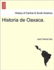 Image for Historia de Oaxaca.