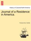Image for Journal of a Residence in America.