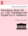 Image for Herodotus, Book VIII. CC. 1-90. Translated Into English by H. Hailstone