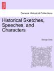 Image for Historical Sketches, Speeches, and Characters