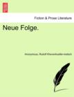 Image for Neue Folge. III. Theil.