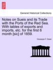 Image for Notes on Sueis and Its Trade with the Ports of the Red Sea. with Tables of Exports and Imports, Etc. for the First 6 Month [Sic] of 1859.