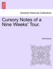 Image for Cursory Notes of a Nine Weeks&#39; Tour.