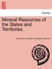 Image for Mineral Resources of the States and Territories.