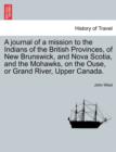 Image for A Journal of a Mission to the Indians of the British Provinces, of New Brunswick, and Nova Scotia, and the Mohawks, on the Ouse, or Grand River, Upp
