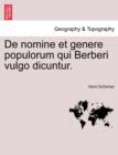 Image for de Nomine Et Genere Populorum Qui Berberi Vulgo Dicuntur.