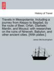 Image for Travels in Mesopotamia. Including a journey from Aleppo to Bagdad, by the route of Beer, Orfah, Diarbekr, Mardin, and Mousul; with researches on the ruins of Nineveh, Babylon, and other ancient cities