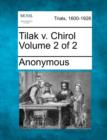 Image for Tilak V. Chirol Volume 2 of 2