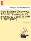 Image for New England Chronology