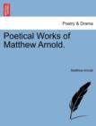 Image for Poetical Works of Matthew Arnold.