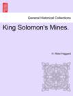 Image for King Solomon&#39;s Mines.