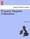 Image for Property Register, Folkestone.