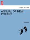 Image for Annual of New Poetry.